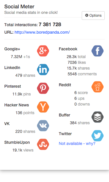 Social Meter screenshot